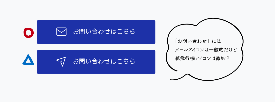 アイコンは汎用的なものを